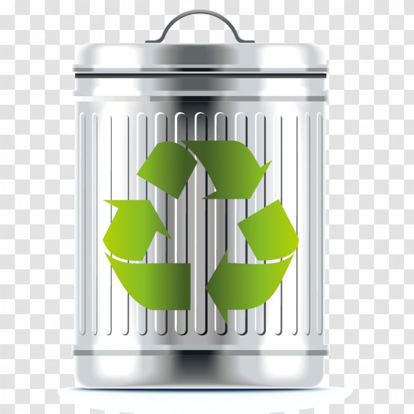 Recycling Bin Waste Container - Vector Trash Transparent PNG