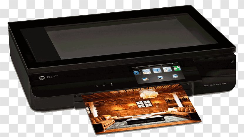 Hewlett-Packard HP ENVY 120 Multi-function Printer - Hewlettpackard - Xerox Machine Transparent PNG