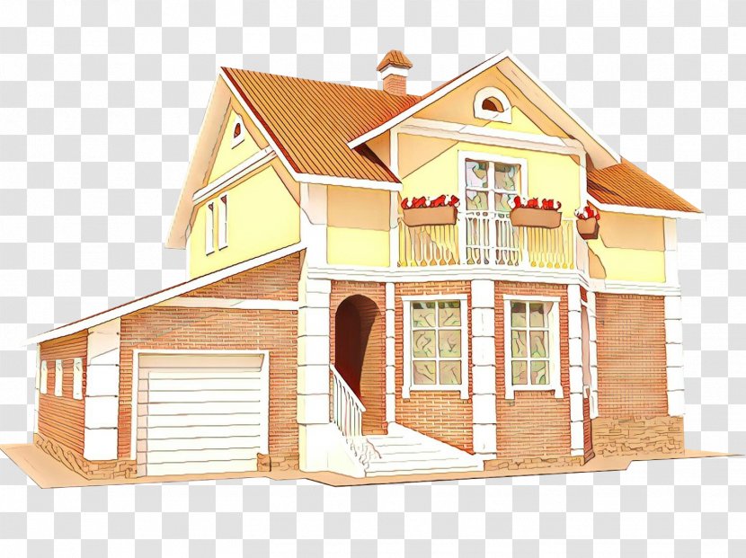 House Home Property Building Real Estate - Log Cabin - Facade Transparent PNG
