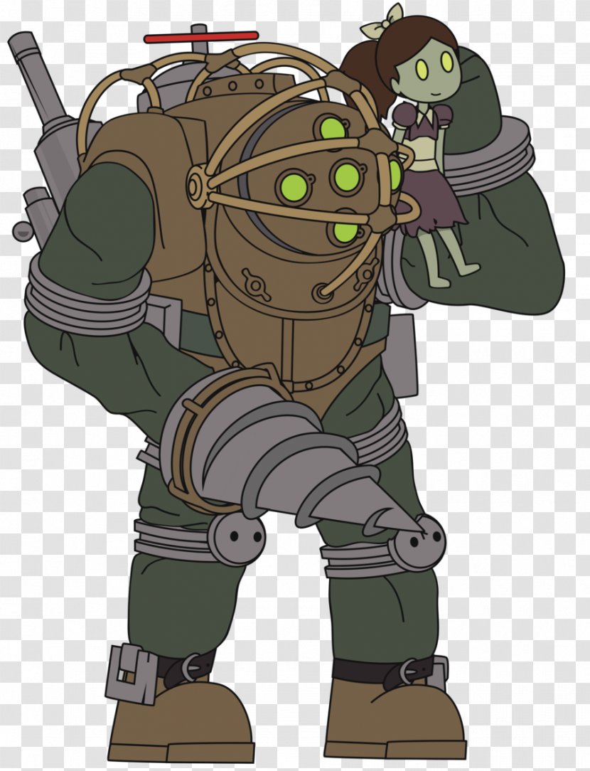 BioShock 2 Big Daddy Drawing - Bioshock Transparent PNG