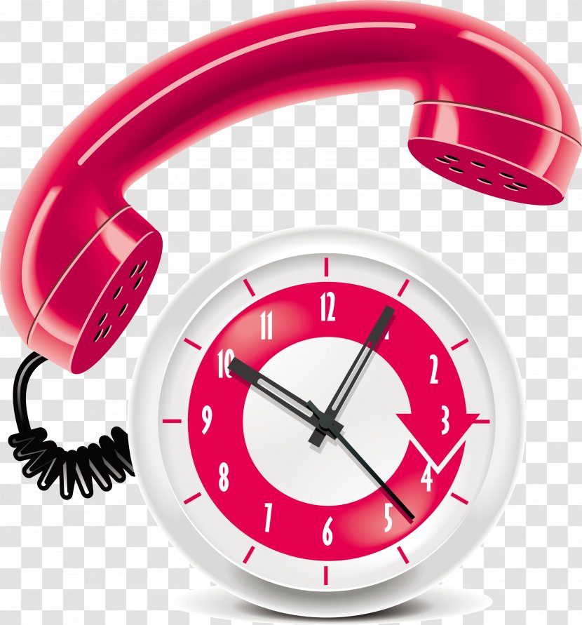 Telephone Call VoIP Phone Graphic Design - Page Layout - Red Cartoon Transparent PNG