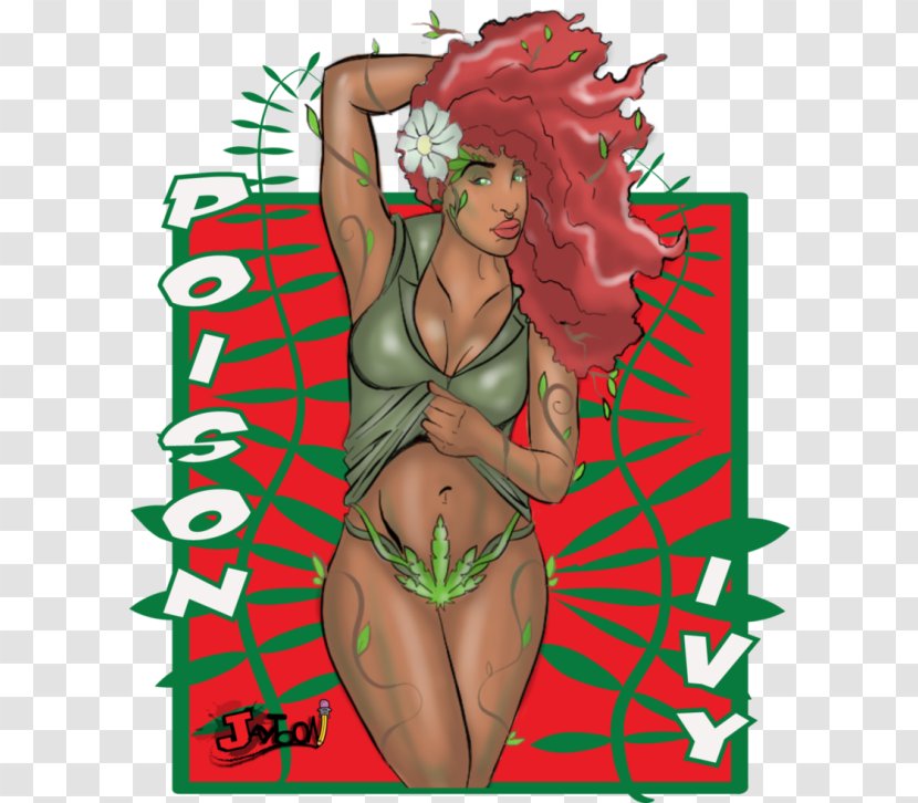 Poison Ivy Cartoon Comics Harley Quinn - Tree Transparent PNG