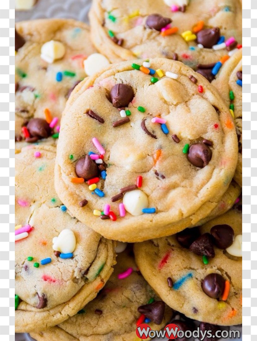 Chocolate Chip Cookie Confetti Cake Snickerdoodle Biscuits Recipe - Dough Transparent PNG