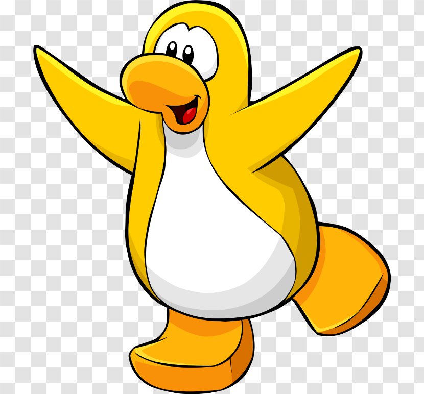 Club Penguin Island Pengi Clip Art - Ducks Geese And Swans - Cartoon Penquin Transparent PNG