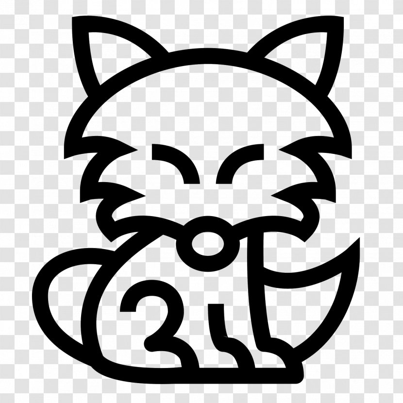 Clip Art - Monochrome Photography - Fox Transparent PNG