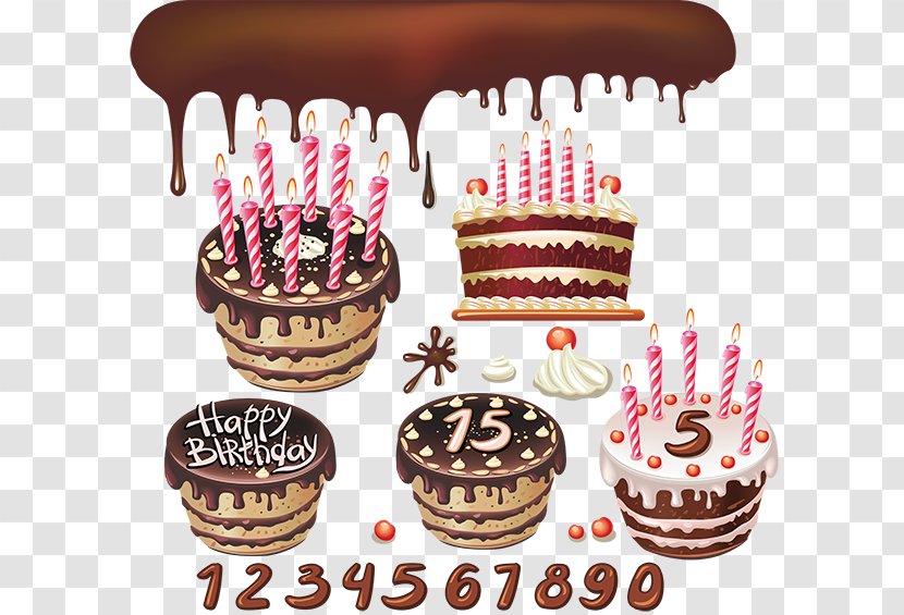 Birthday Cake Chocolate Shortcake - Party Transparent PNG