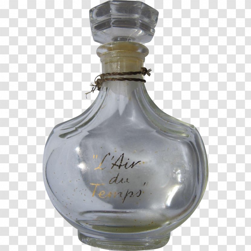 Glass Bottle Perfume Lalique Nina Ricci L'Air Du Temps - Watercolor Transparent PNG