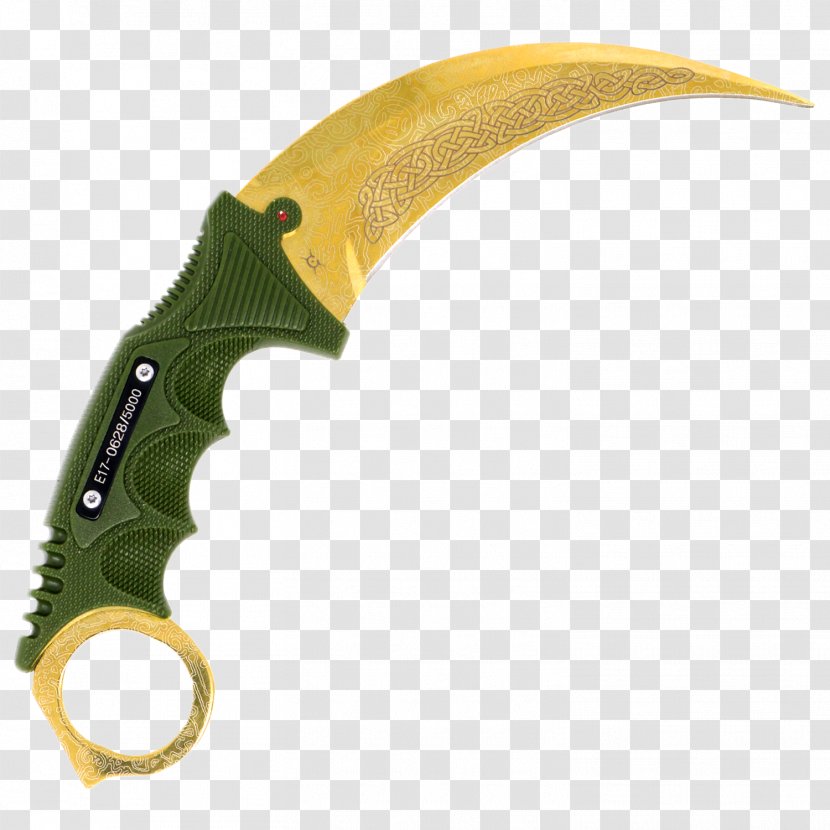 Knife Counter-Strike: Global Offensive Karambit Weapon Blade - Tool Transparent PNG