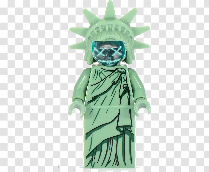 Statue Of Liberty Lego Minifigures Toy - LEGO Lady Transparent PNG