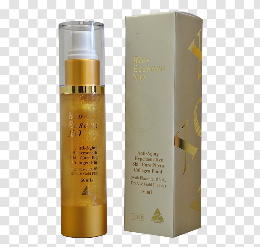 Lotion Anti-aging Cream Skin Care Wrinkle Life Extension - Collagen - Gold Flecks Transparent PNG