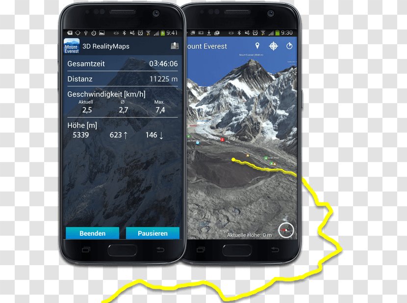 Smartphone Mount Everest Mobile Phones Earth Phone Accessories - Tracking System Transparent PNG