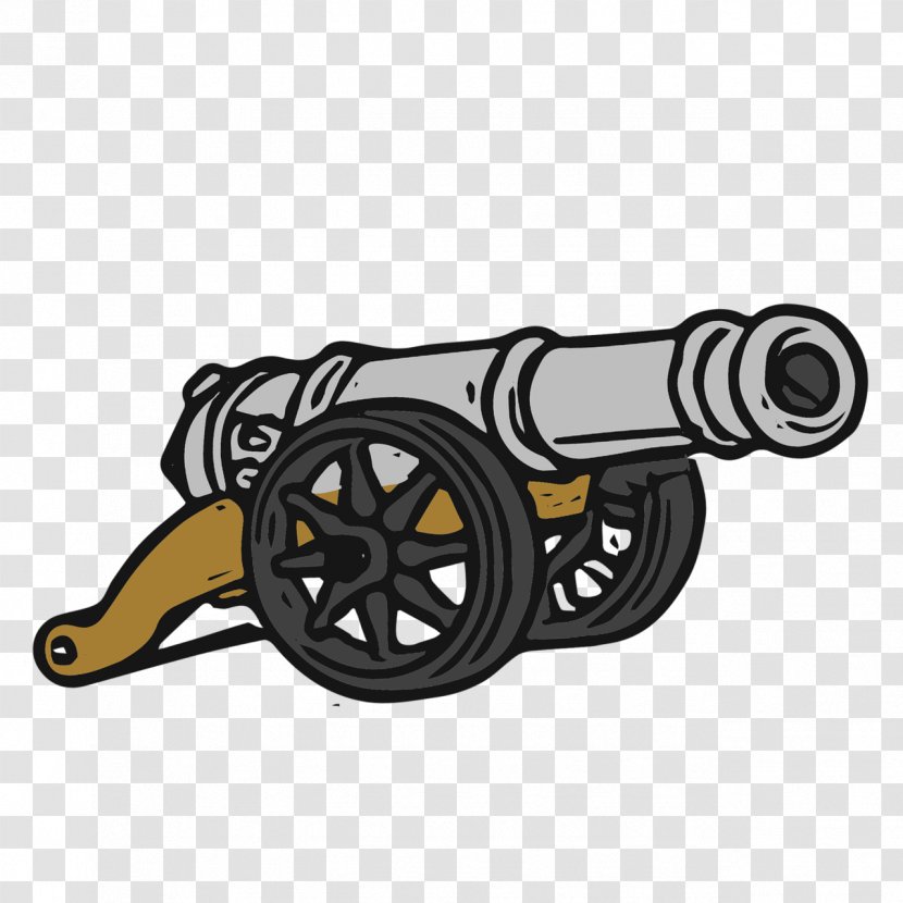 Gun Cartoon - Loose Coupling - Auto Part Transparent PNG