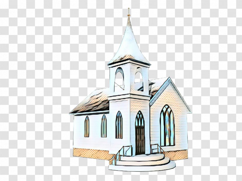 Steeple Place Of Worship Chapel Church Architecture - Medieval Building Transparent PNG