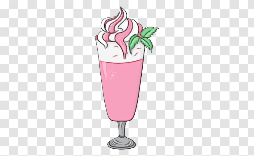 Milkshake - Cocktail - Pink Lady Transparent PNG