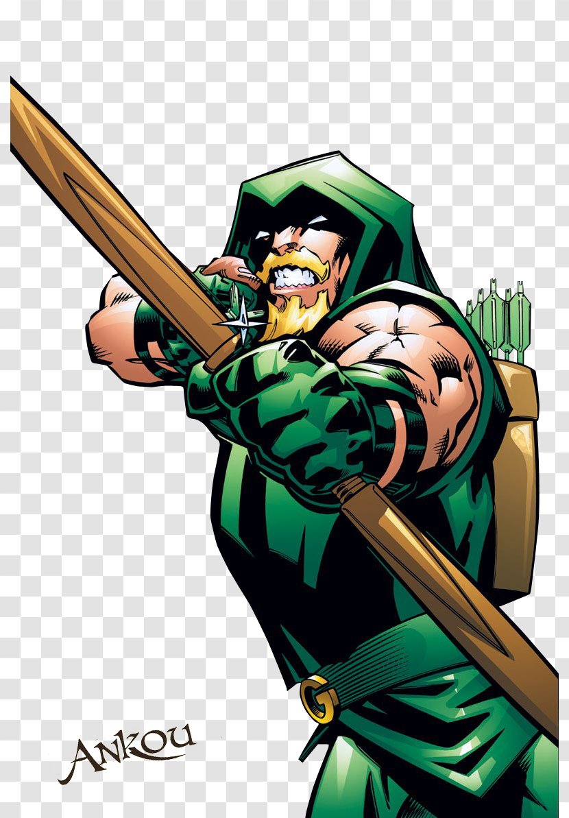 Green Arrow Black Canary Lantern Clint Barton Comic Book - Fiction - Dc Comics Transparent PNG