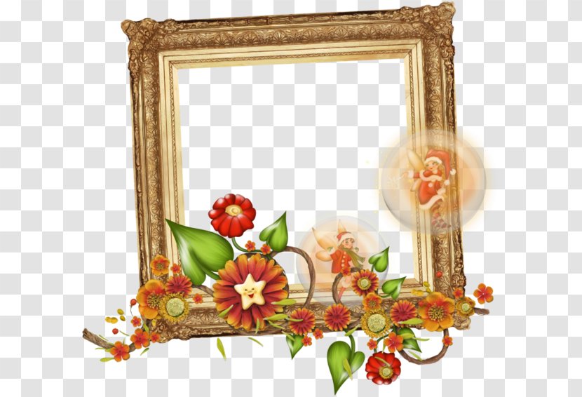 Picture Frames Floral Design Flower Centerblog - Mirror Transparent PNG