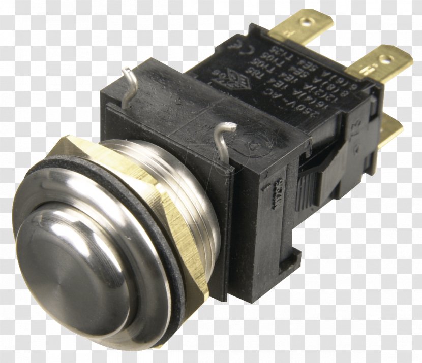 Electronic Component 16 April Push-button Millimeter Electronics - Pushbutton - Diameter Transparent PNG