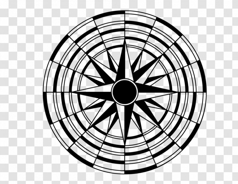 Alloy Wheel Brouillon Tattoo Bicycle Wheels - Constellation - Compass Logo Transparent PNG
