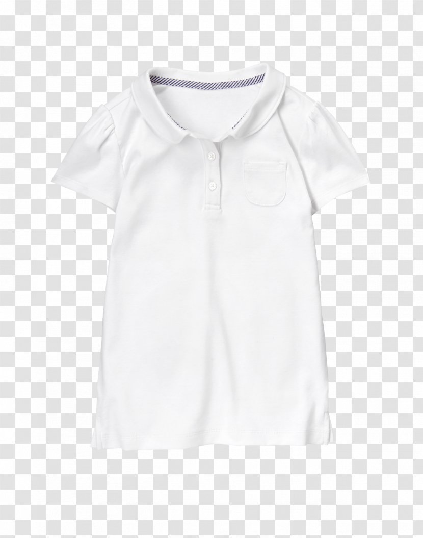 Blouse Collar Sleeve Neck Product - Polo Shirt White Transparent PNG