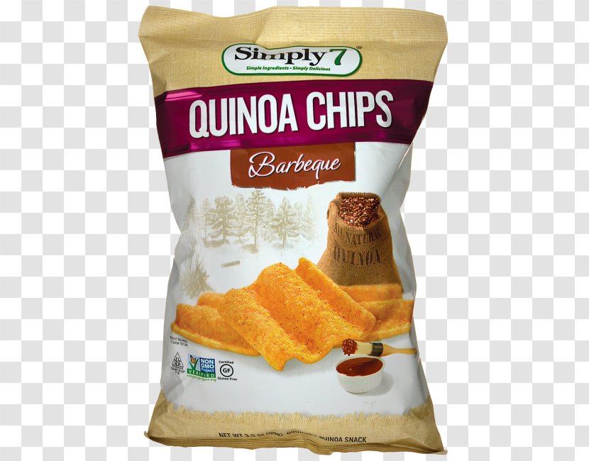 Potato Chip Quinoa Sea Salt Chips Vegetarian Cuisine Cheddar 3.5 Oz Pkg - Junk Food - Berries Nuts Transparent PNG