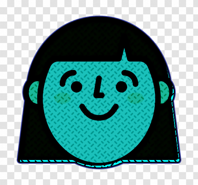 Girl Icon Woman Icon Happy People Icon Transparent PNG