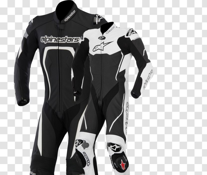 Alpinestars Atem One Piece Leather Suit Racing Motorcycle Transparent PNG