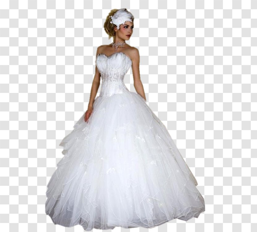 Bride Wedding Dress Clip Art - Flower - Gown Transparent PNG
