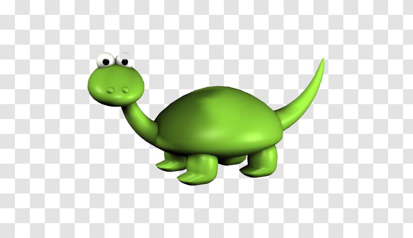 Animation 3D Modeling Computer Graphics Animal - Dinosaur - Turtle Looked Back Transparent PNG