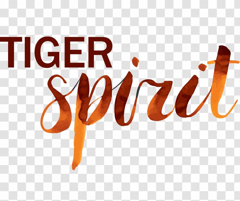 Logo Writer Tiger Writing Brand Spirit - Company Transparent PNG