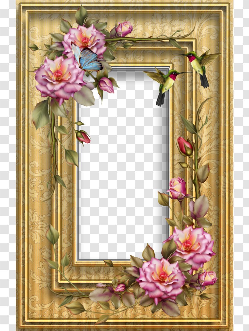 Paper Picture Frames Decoupage Mirror Painting - Photo Frame Transparent PNG