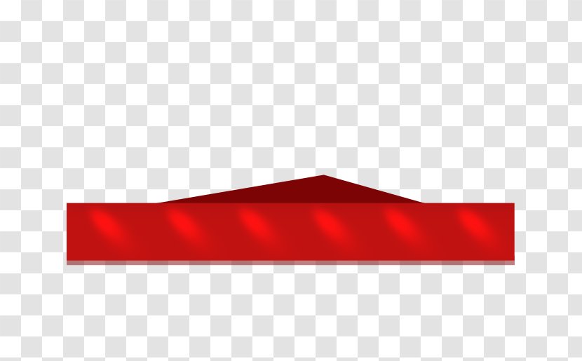 Red Pattern - Rectangle - Block Edge Transparent PNG