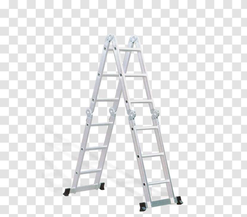 Ladder Aluminium Stairs Architectural Engineering Scaffolding - Building Materials - Ladders Transparent PNG