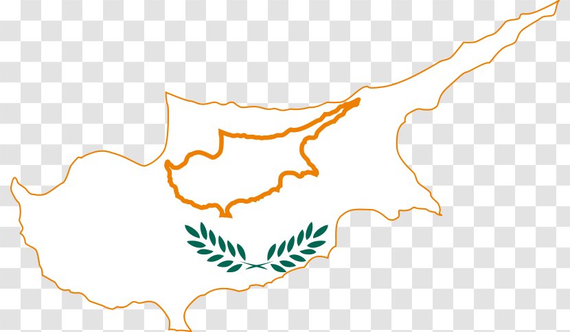 Flag Of Cyprus Turkish Invasion National - Map Transparent PNG