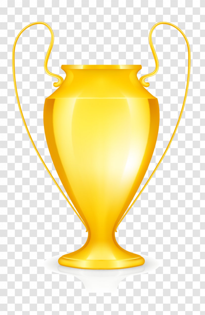 Medal Trophy - Beer Glass - Gold Medal, Material Transparent PNG