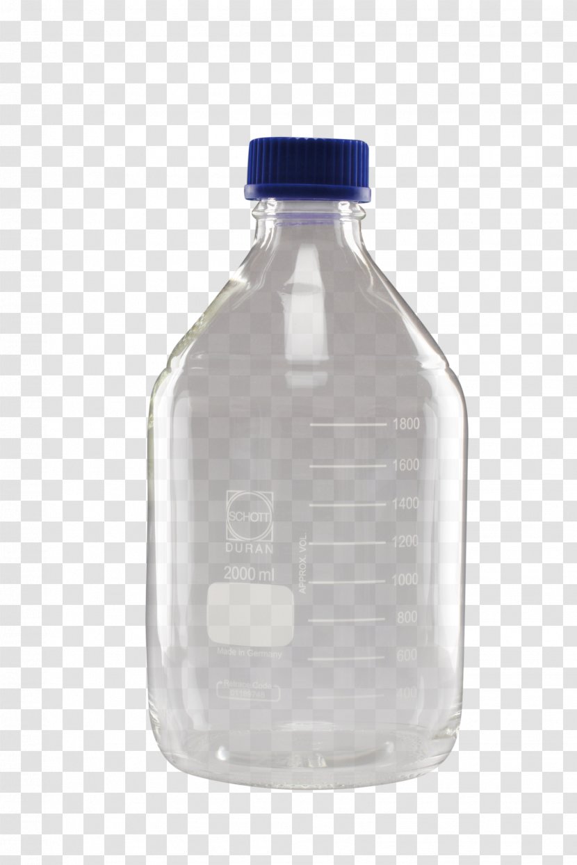 Water Bottles Distilled Glass Bottle Plastic - Duran Transparent PNG