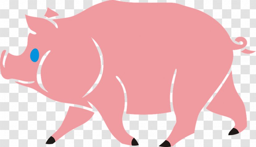 Domestic Pig Piglet Whiskers Clip Art - Pride Parade - Design Transparent PNG
