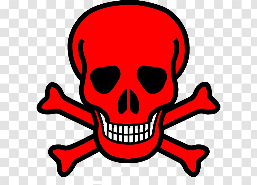 Red Skull Crossbones Punisher Clip Art - Marvel Comics Transparent PNG