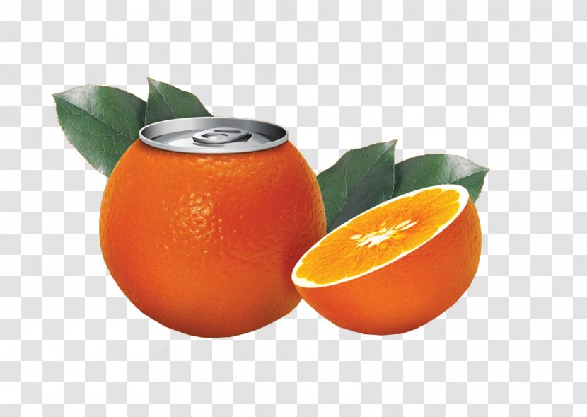 Orange Juice Clementine Creativity - Mandarin - Creative Design Transparent PNG