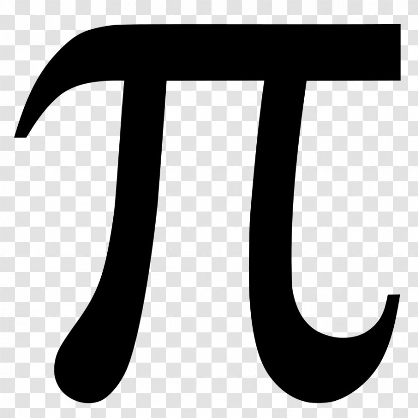 Pi Day Symbol Mathematics Circle - Black And White Transparent PNG