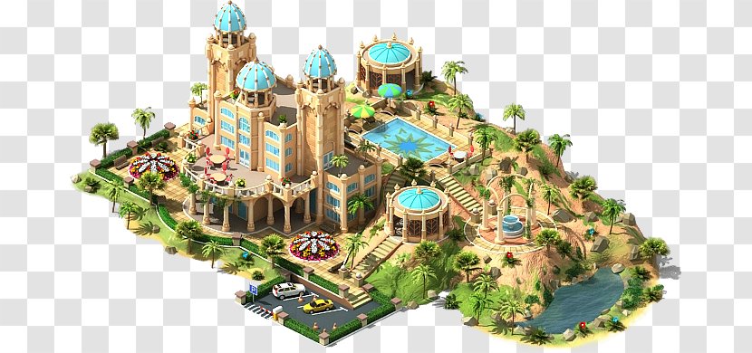 Amusement Park Wikia Building Production - Fandom - Resort Transparent PNG