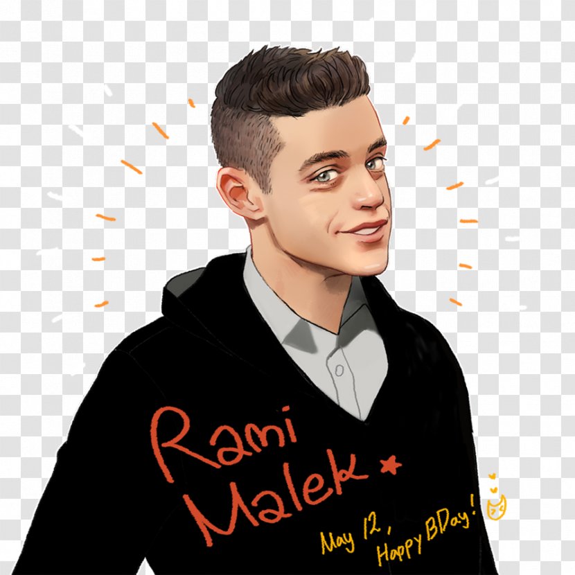 Rami Malek Mr. Robot Elliot Alderson Fan Art - Artist - Critics Choice Awards On Tv Transparent PNG