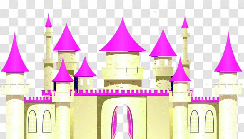 The Walt Disney Company Rooftop Castle - Pink Roof Transparent PNG