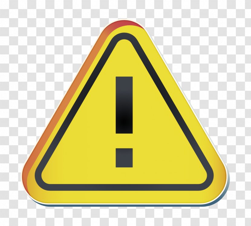 Alert Icon - Yellow - Symbol Signage Transparent PNG