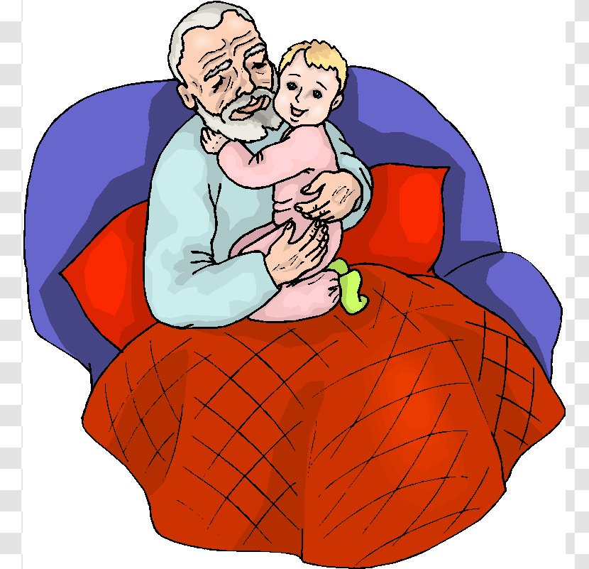 Grandparent A Special Grandfather Clip Art - Watercolor - Cliparts Transparent PNG