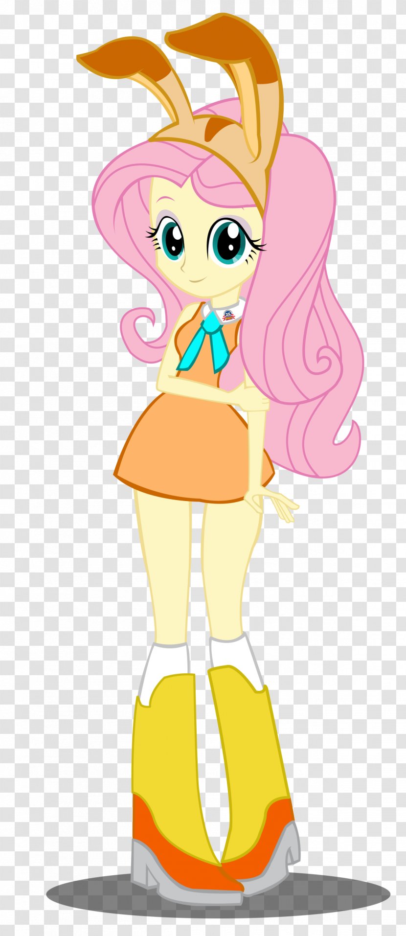 Cream The Rabbit Fluttershy Sonic Hedgehog Art Clothing - Vector Transparent PNG