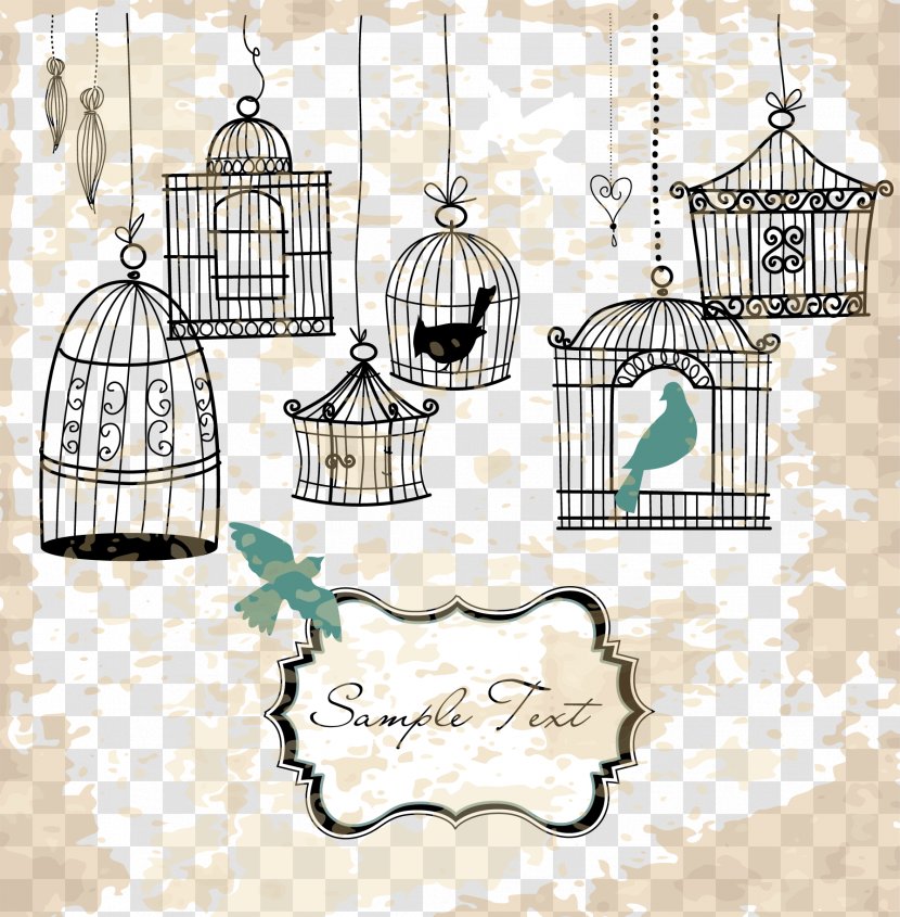 Birdcage Domestic Canary - Cage - Vector Bird And Birds Transparent PNG