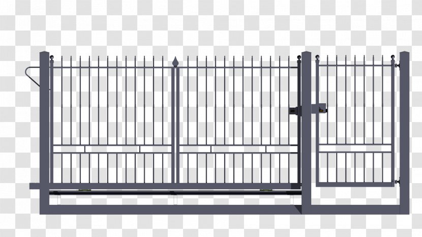 Gate Wrought Iron Door Garden - Floor Transparent PNG