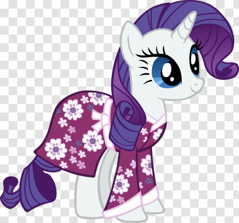Rarity Pony Applejack Twilight Sparkle Rainbow Dash - Violet - Dress Transparent PNG