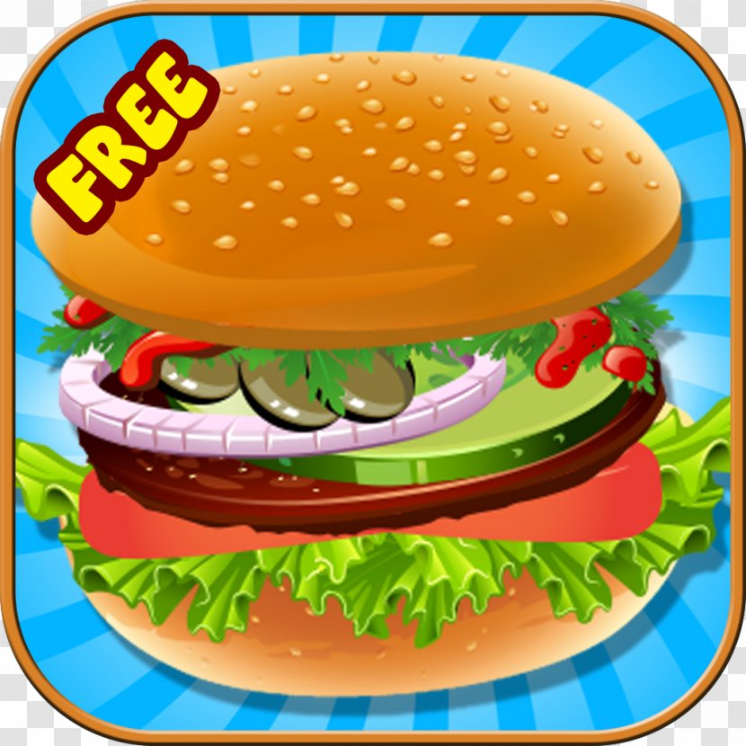 Hamburger Burger Maker | Cooking Game Shop Go - Cheeseburger - Fun GameCooking Transparent PNG