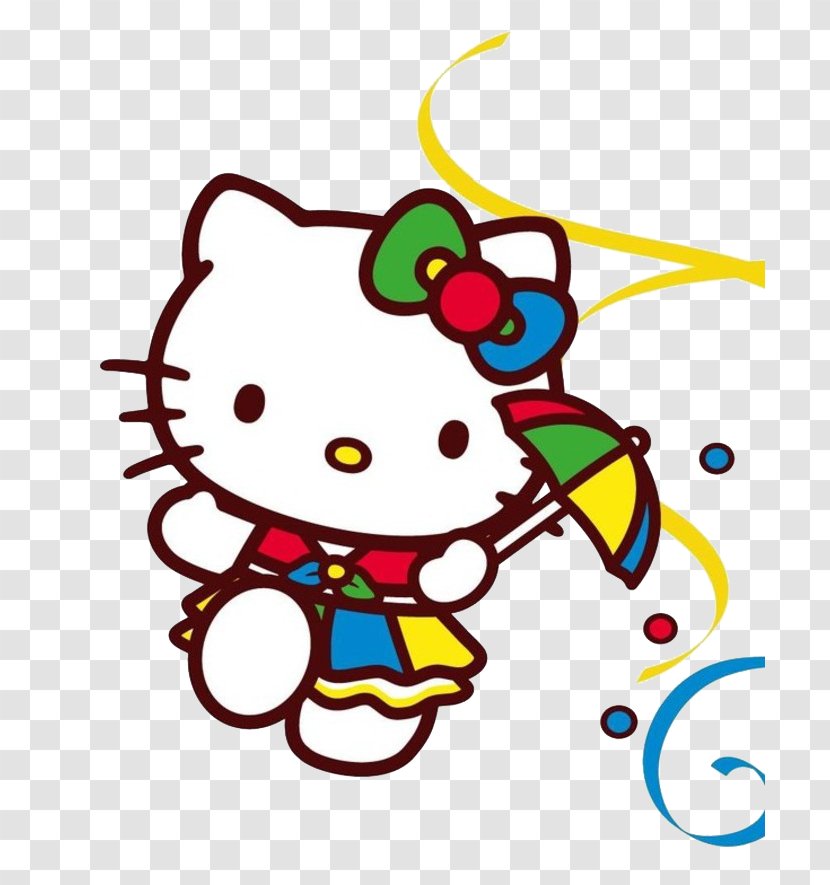Hello Kitty Kitten Sanrio T-shirt Stock Photography - Logo - Umbrella Transparent PNG